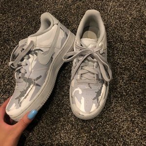 reflective camo air force one nike’s ☑️